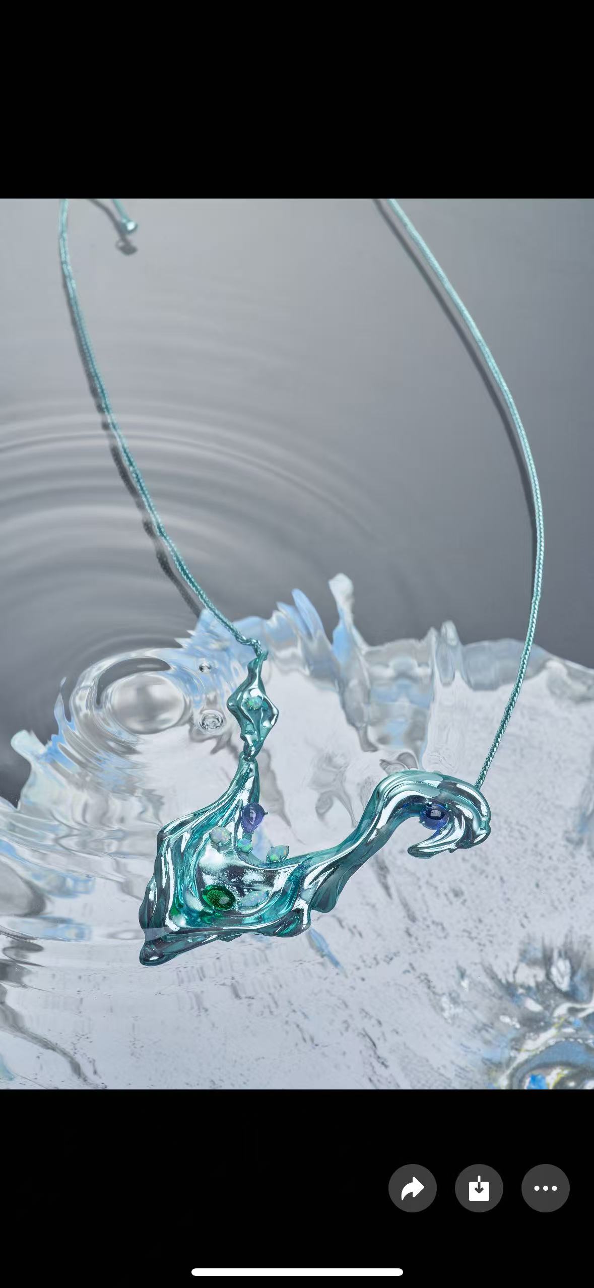 WATER RIPPLE • NECKLACE